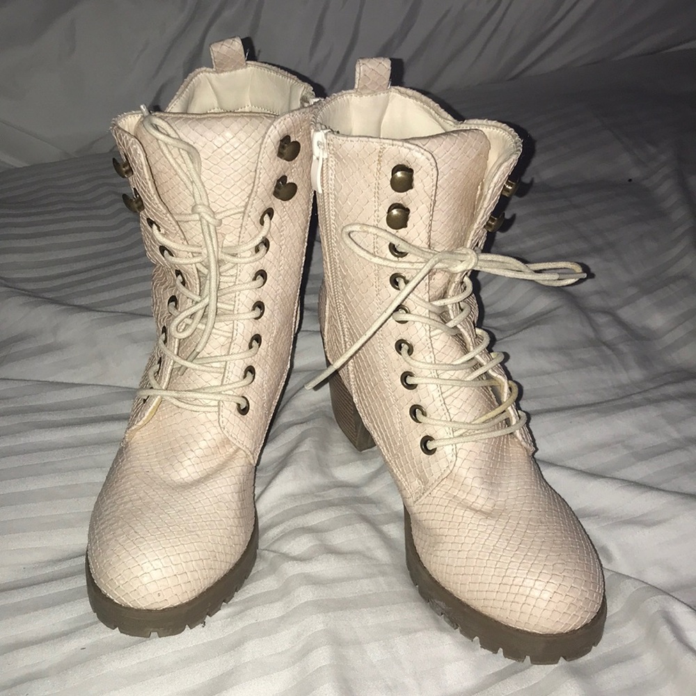 Olivia+Kate heel boots